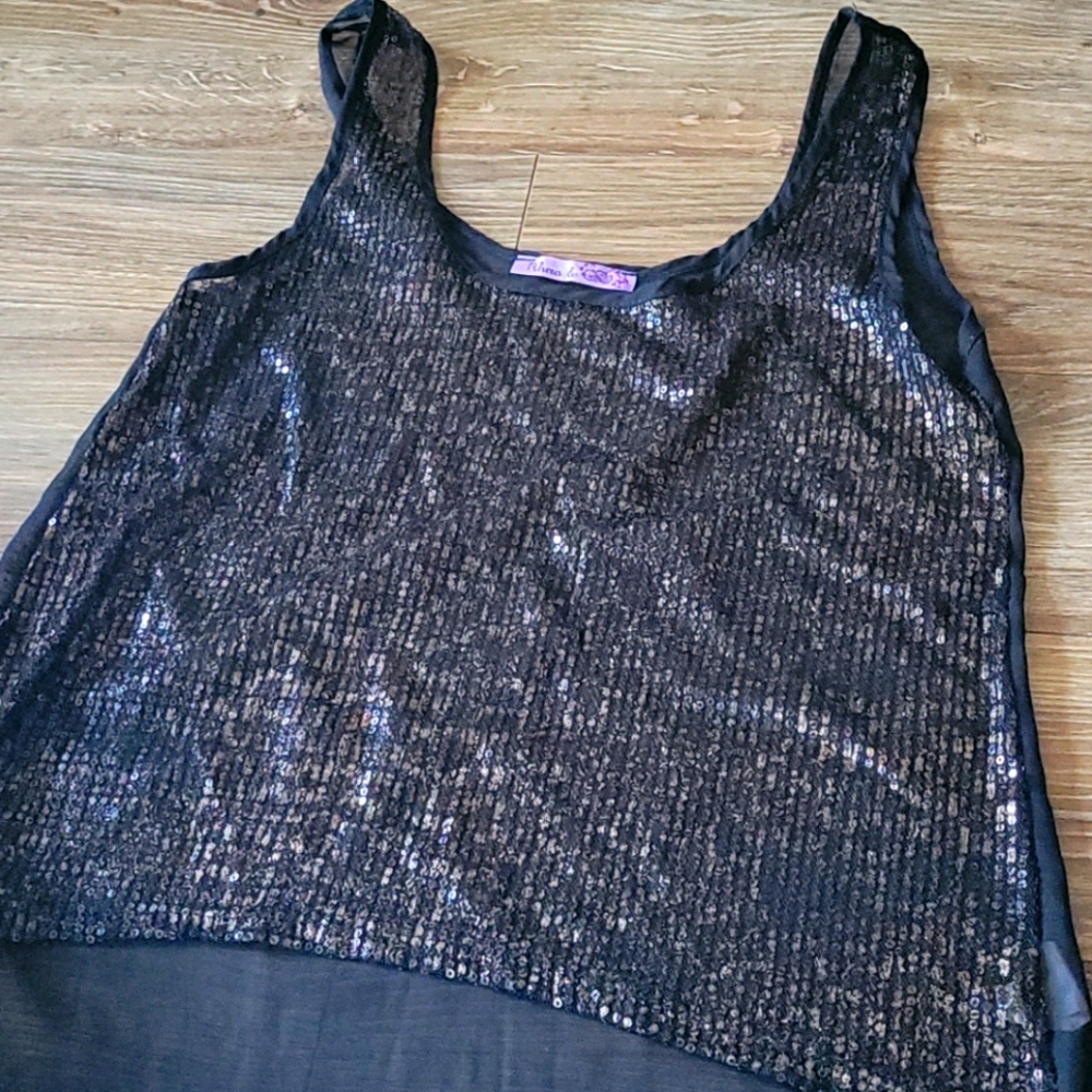 Rhea & Co sparkly tank